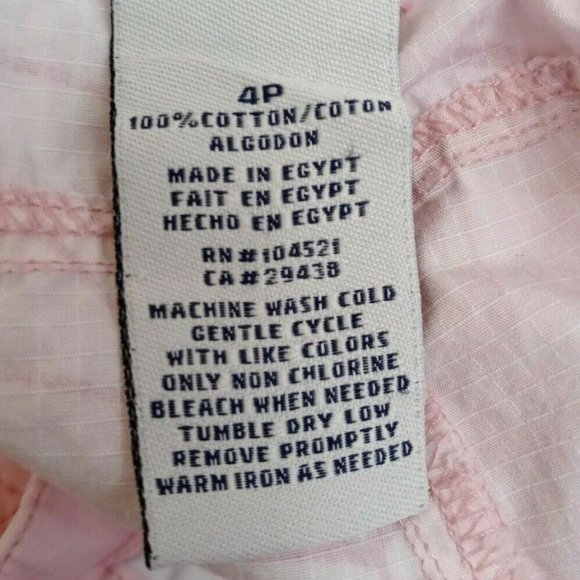 Jamaica Bay Petite Discover Paradise Women's Pink Tropical Floral Design Size 4P - Picture 9 of 9